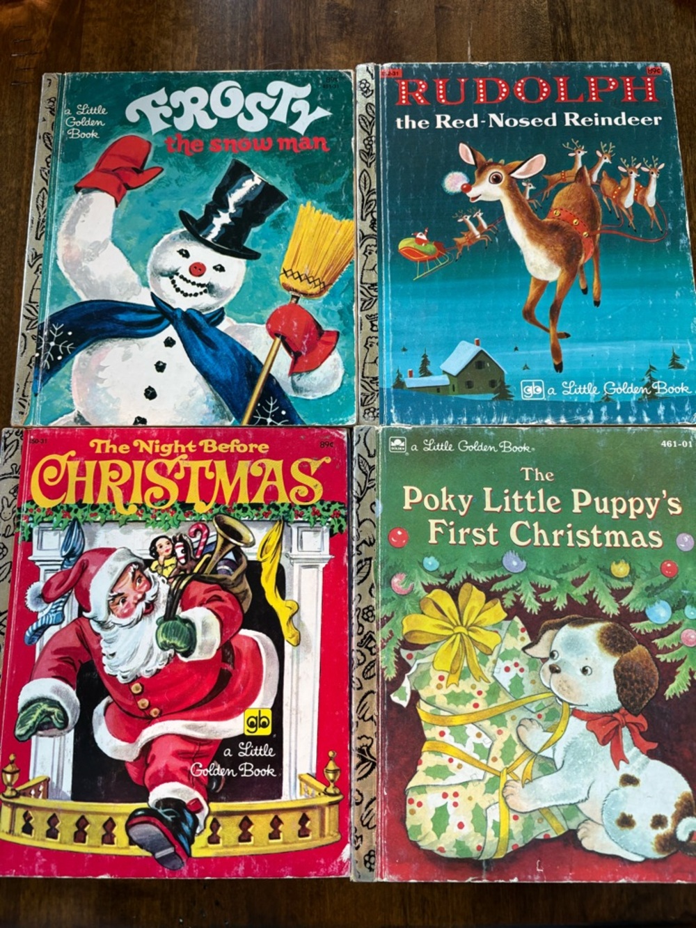 Classic Christmas Golden books.